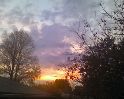 Photo taken from my deck on 10-24-2010