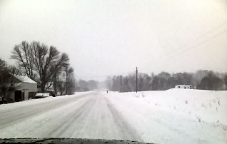 State Road 46 between Columbus and Greensburg
