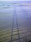 My sunrise shadow on the Gulf of Mexico at Pass-a-Grille