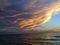 Clouds over the Gulf at sunset