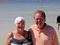 David and Janeanne in Pass-a-Grille with Gulf behind them.