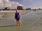 Janeanne on Clearwater Beach.