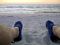 David's feet.